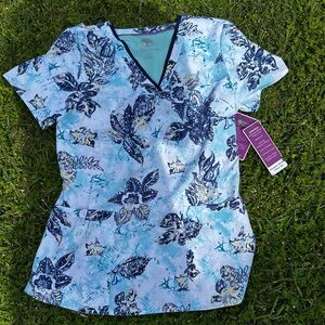 Healing hands scrub top